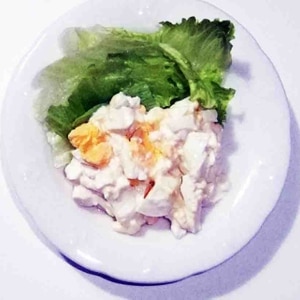 豆腐の卵サラダ